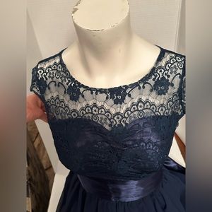 Sarah’s Bridal Special Occasion Women’s Navy Lace Dress